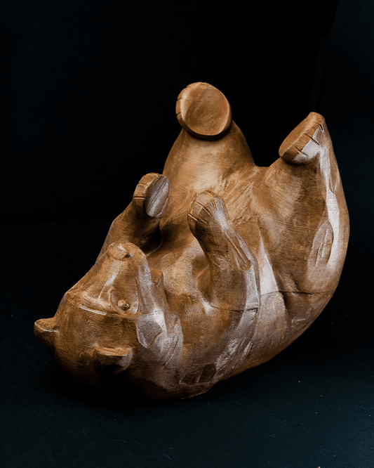 3D Printed Bear Wine Bottle Holder – Playful Animal Decor & Unique Gift