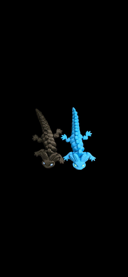 Adorable Articulated Axolotl & Reptiles - Perfect Fidget Toy or Desk Buddy!