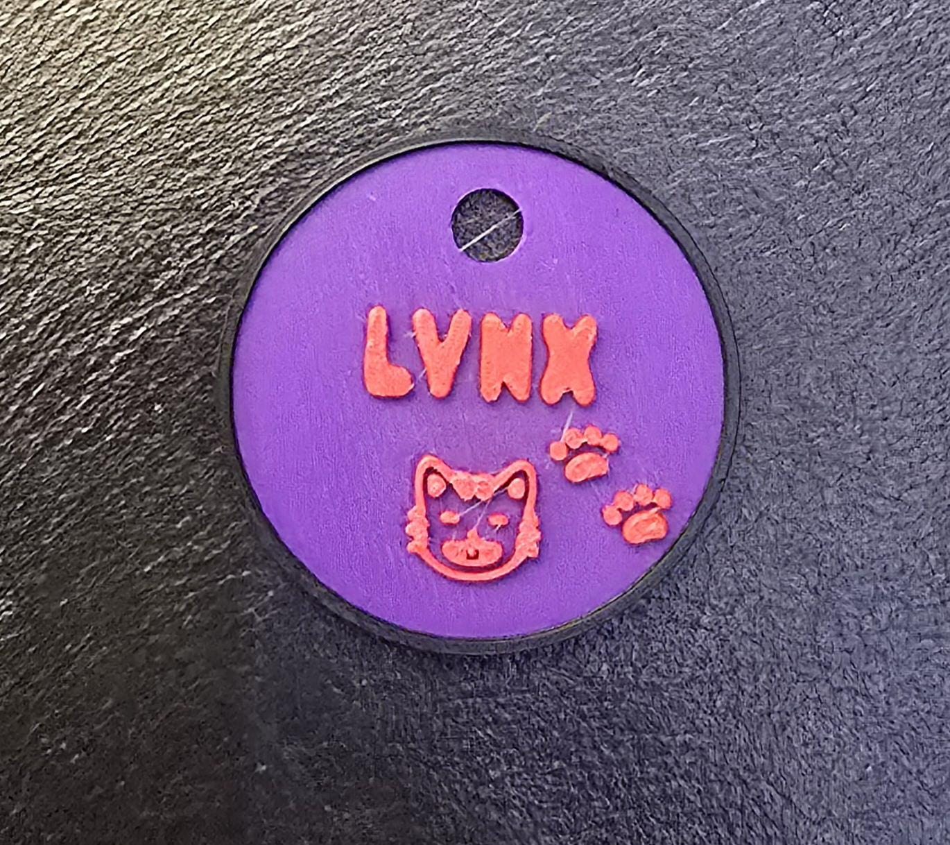 Fully Custom 3D-Printed Cat & Dog Tags – Designed Just for Your Pet!