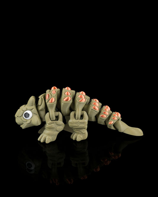3D Printed Ankylosaurus – Articulated Dinosaur Figurine