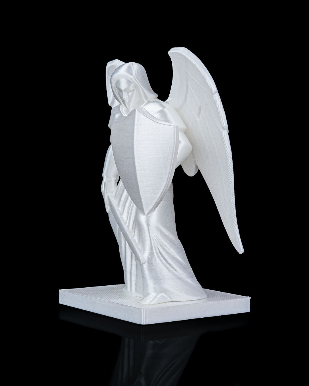 3D Printed Archangel Michael Statue – Available in 4" and 8" Sizes, Spiritual Decor ✨🙏