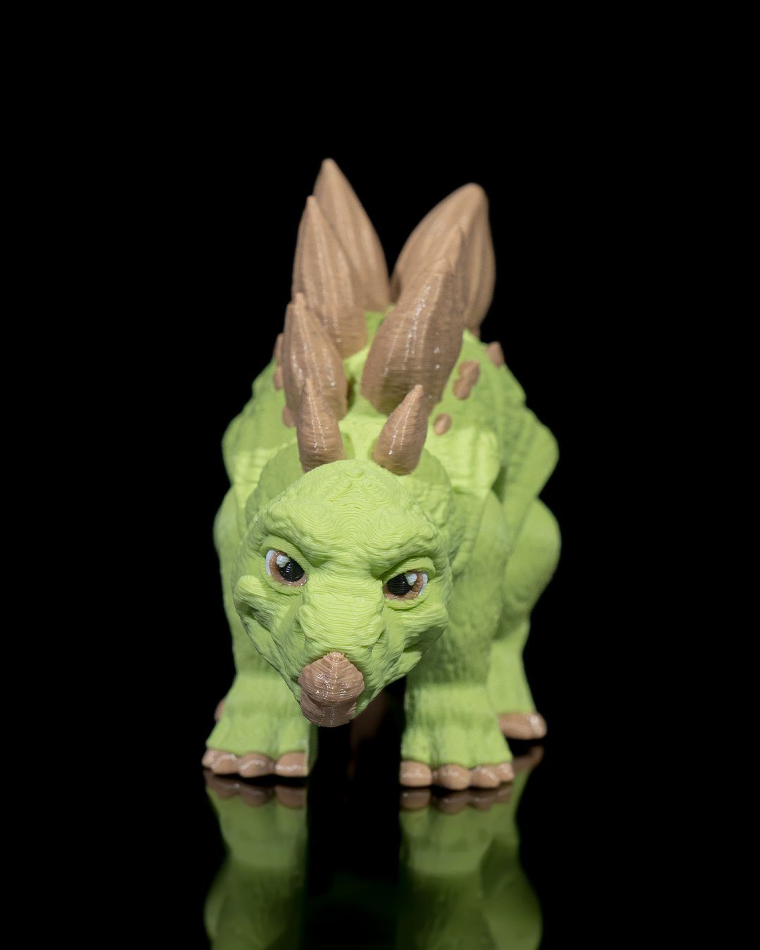 3D Printed Stegosaurus – Articulated Dinosaur Figurine