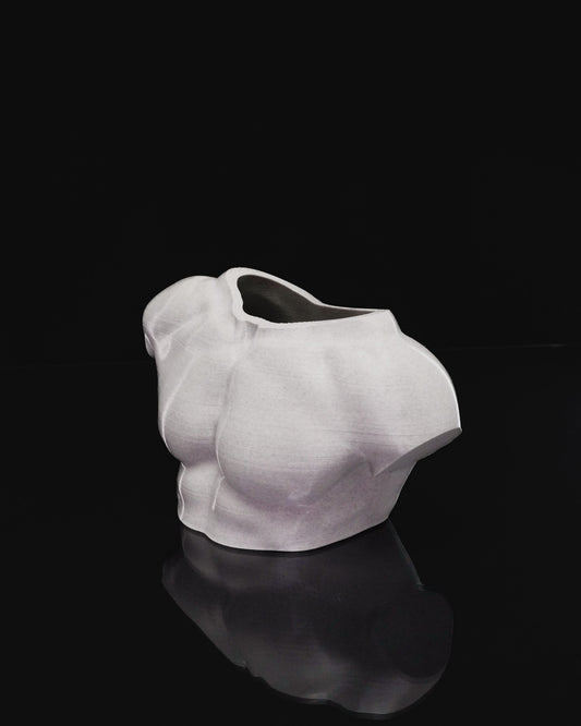 3D Printed Summer Body Vase (Male) – Modern Artistic Figure Flower Holder