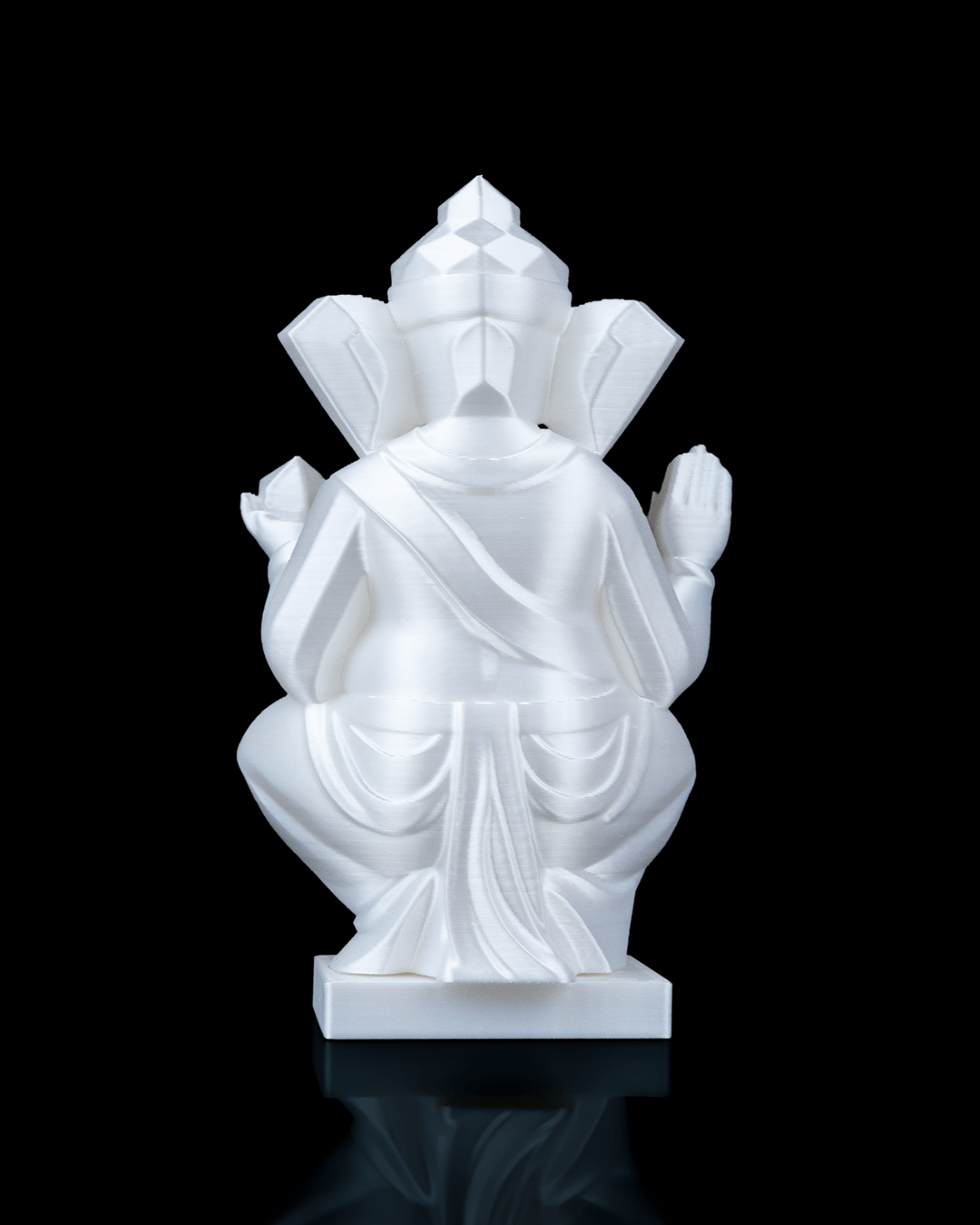3D Printed Ganesha Statue – Available in 4" and 8" Sizes, Spiritual Decor