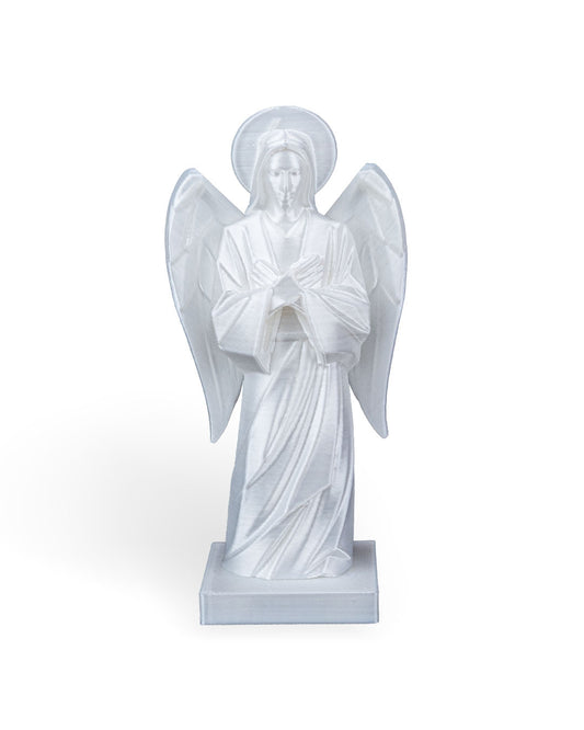 3D Printed Holy Angel Statue β Available in 4" and 8" Sizes, Spiritual Decor β¨π