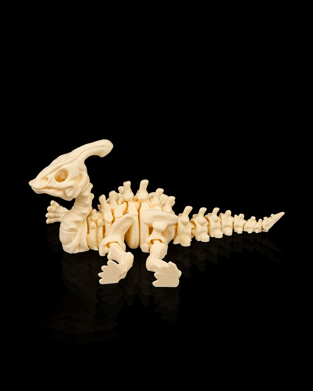 Skeleton Parasaurolophus – 3D Printed Dinosaur Skeleton Model