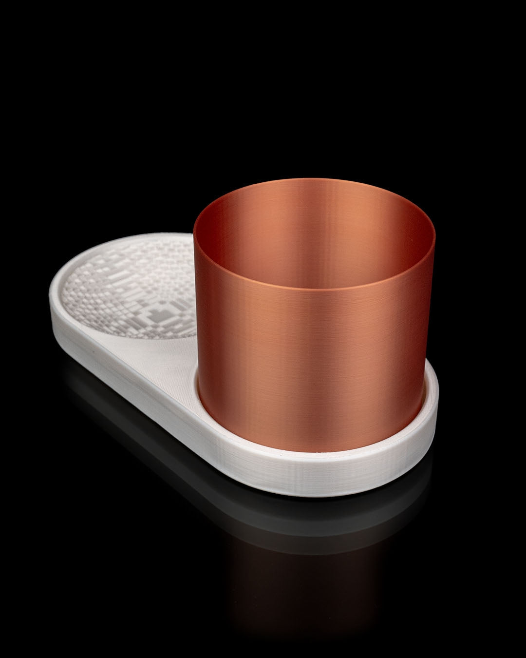 3D Printed Voxel Trinket Dish & Planter – Modern Geometric Organizer