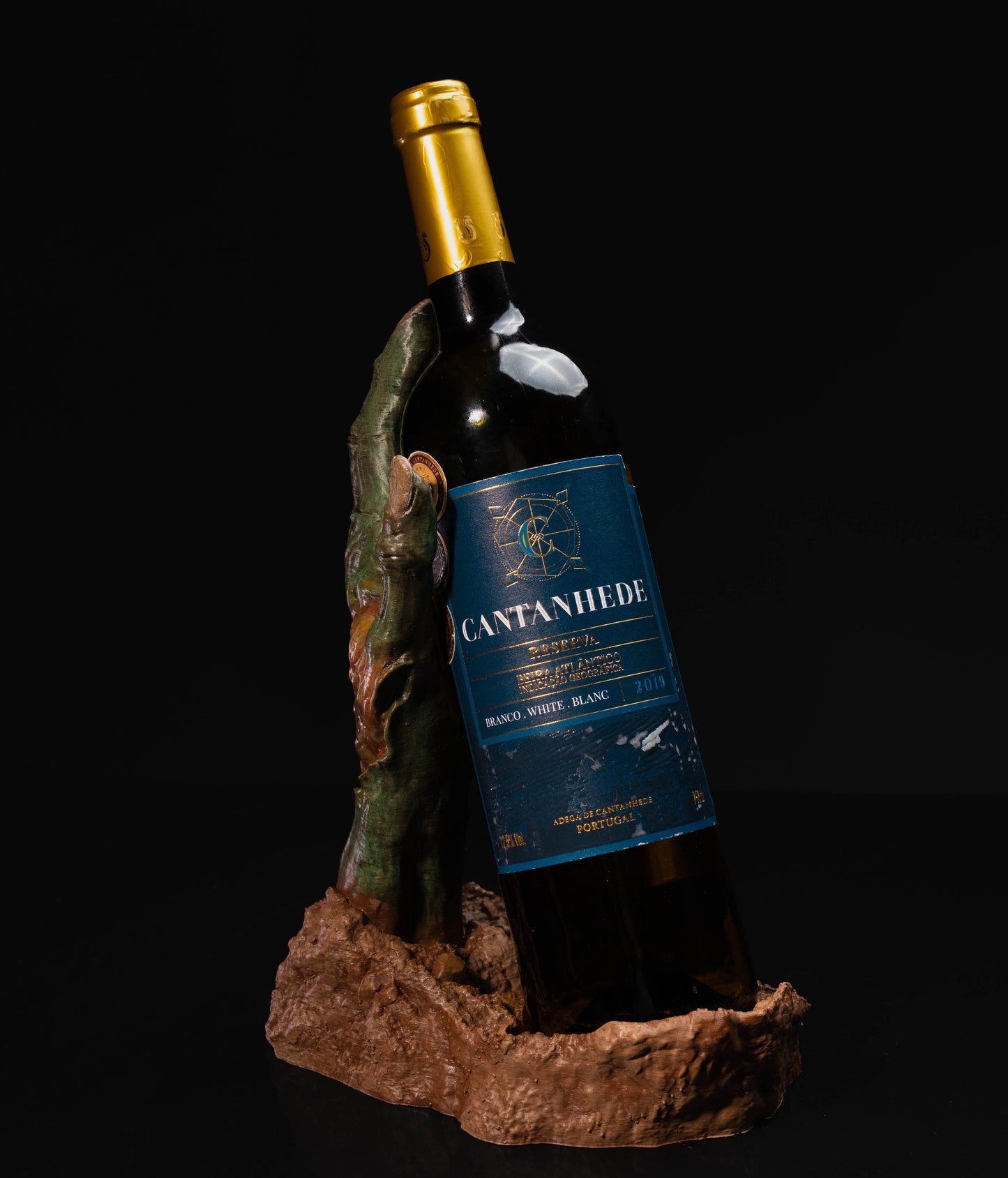 3D Printed Hand of the Dead Wine Bottle Holder – Gothic Skeleton Decor & Unique Gift