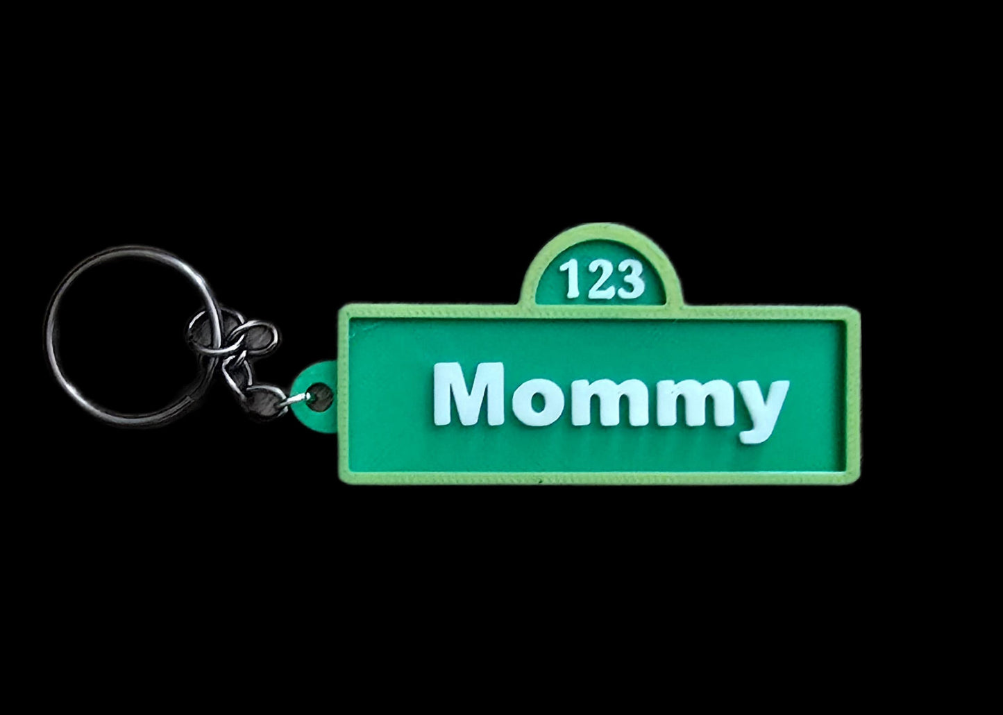 Sesame Street Street Sign Keychains - Custom Name