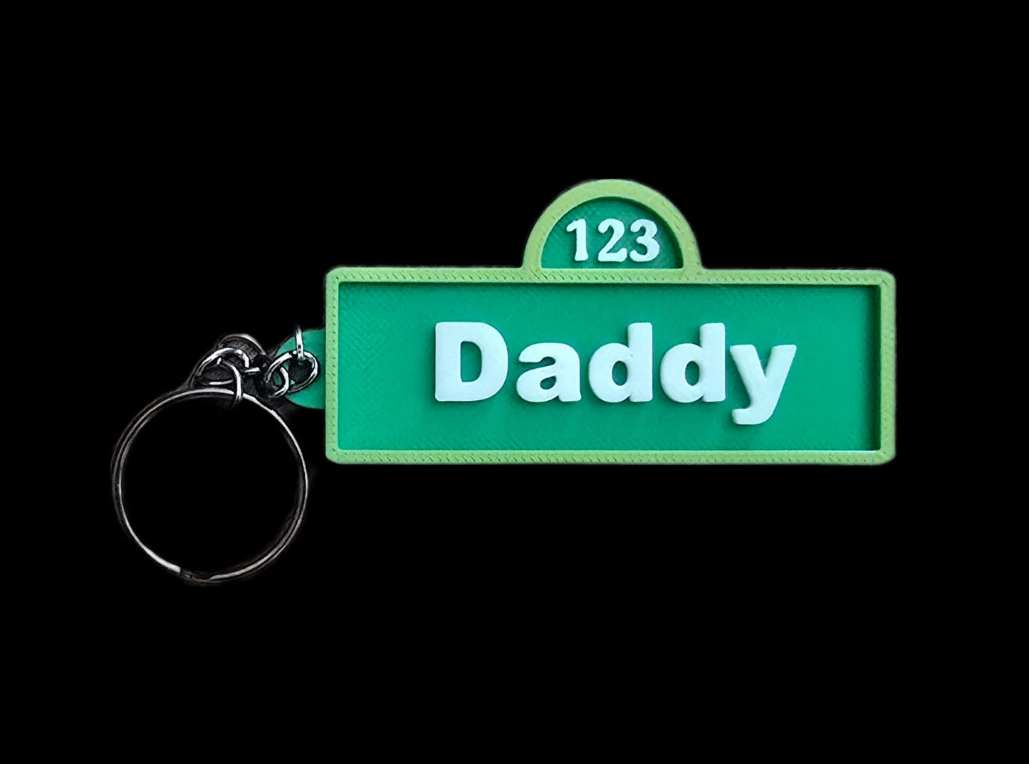 Sesame Street Street Sign Keychains - Custom Name