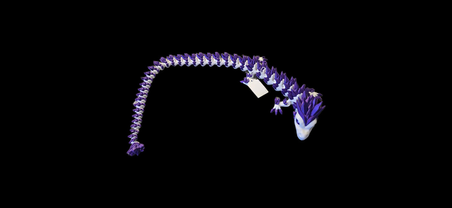 Premium High Quality 3D Printed Articulated Dragons – Perfect for Every Collector! Two Styles and Unlimited Colour Combinations.