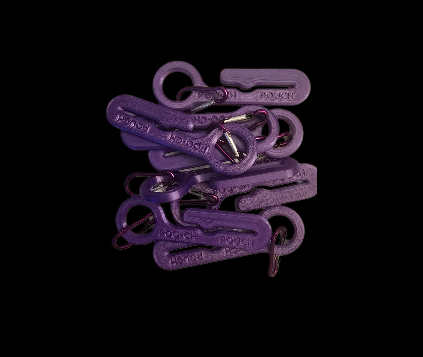 Hands-Free Poop Bag Clip with Carabiner – Convenient & Practical for Dog Walks.