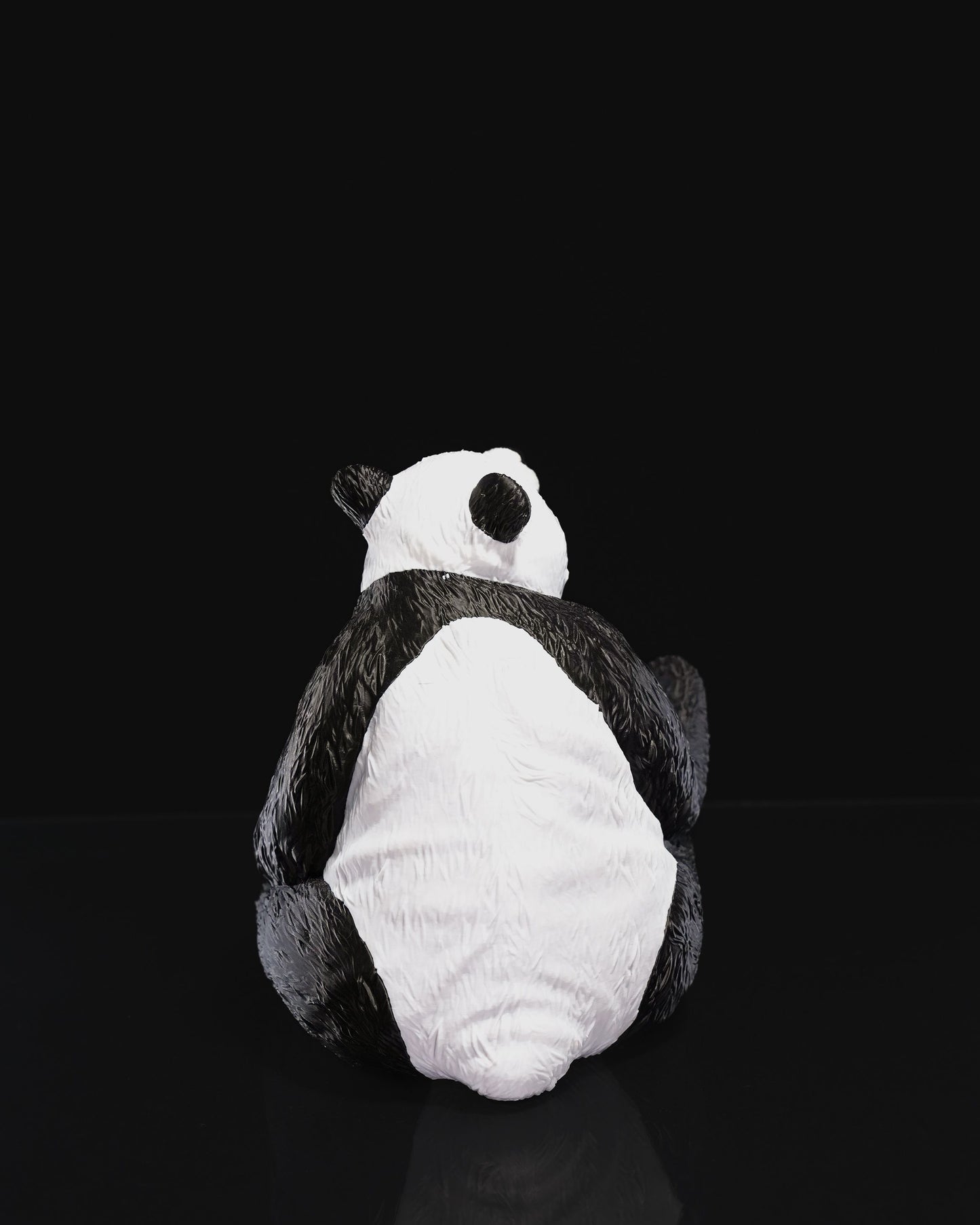 3D Printed Zen Panda Wine Bottle Holder – Tranquil Animal Decor & Unique Gift