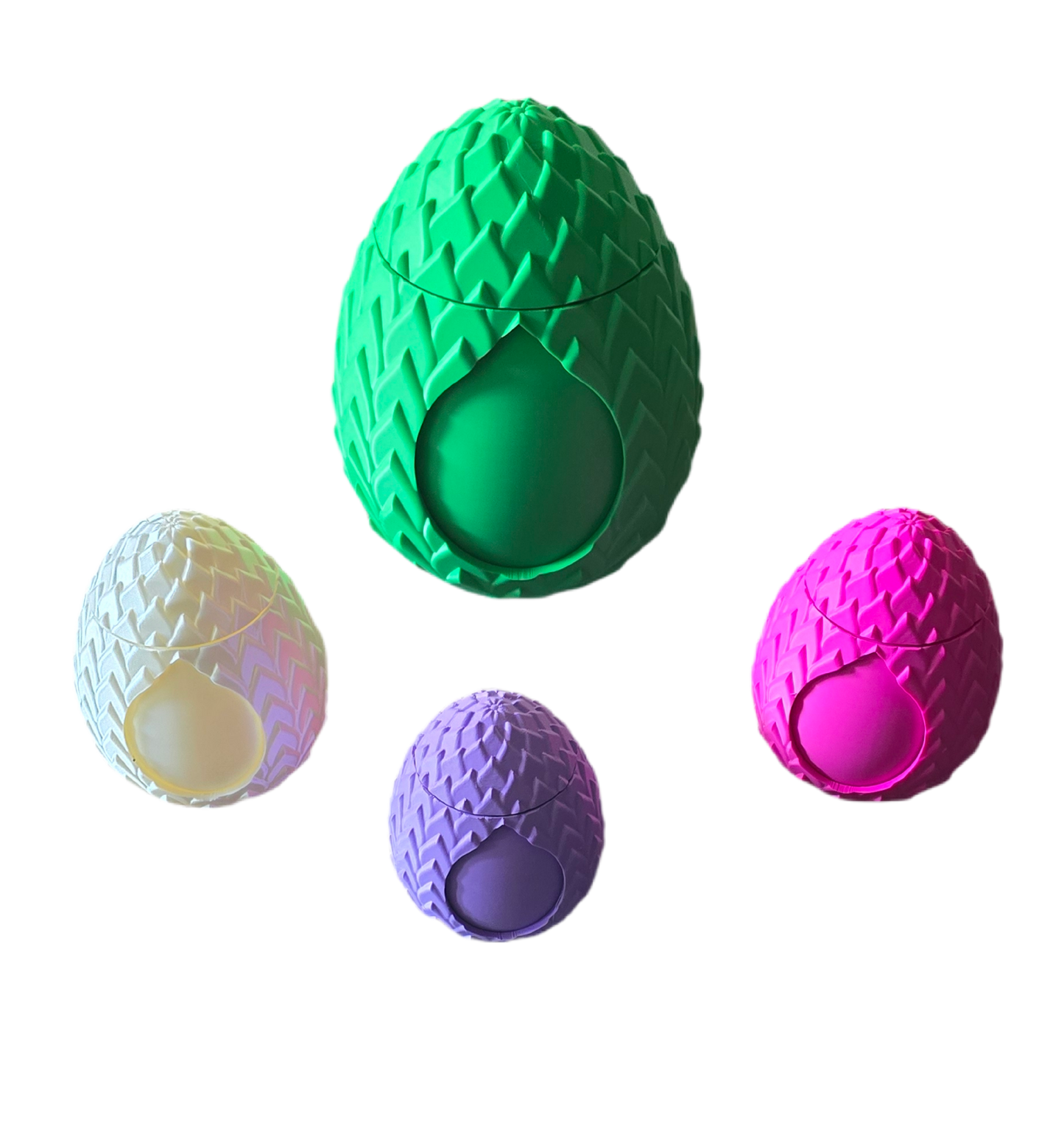 3D Printed Rotating Dragon Eggs – Fantasy Collectible Decor & Unique Gifts