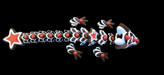 Decorative brooches with star and arrow design on a black background