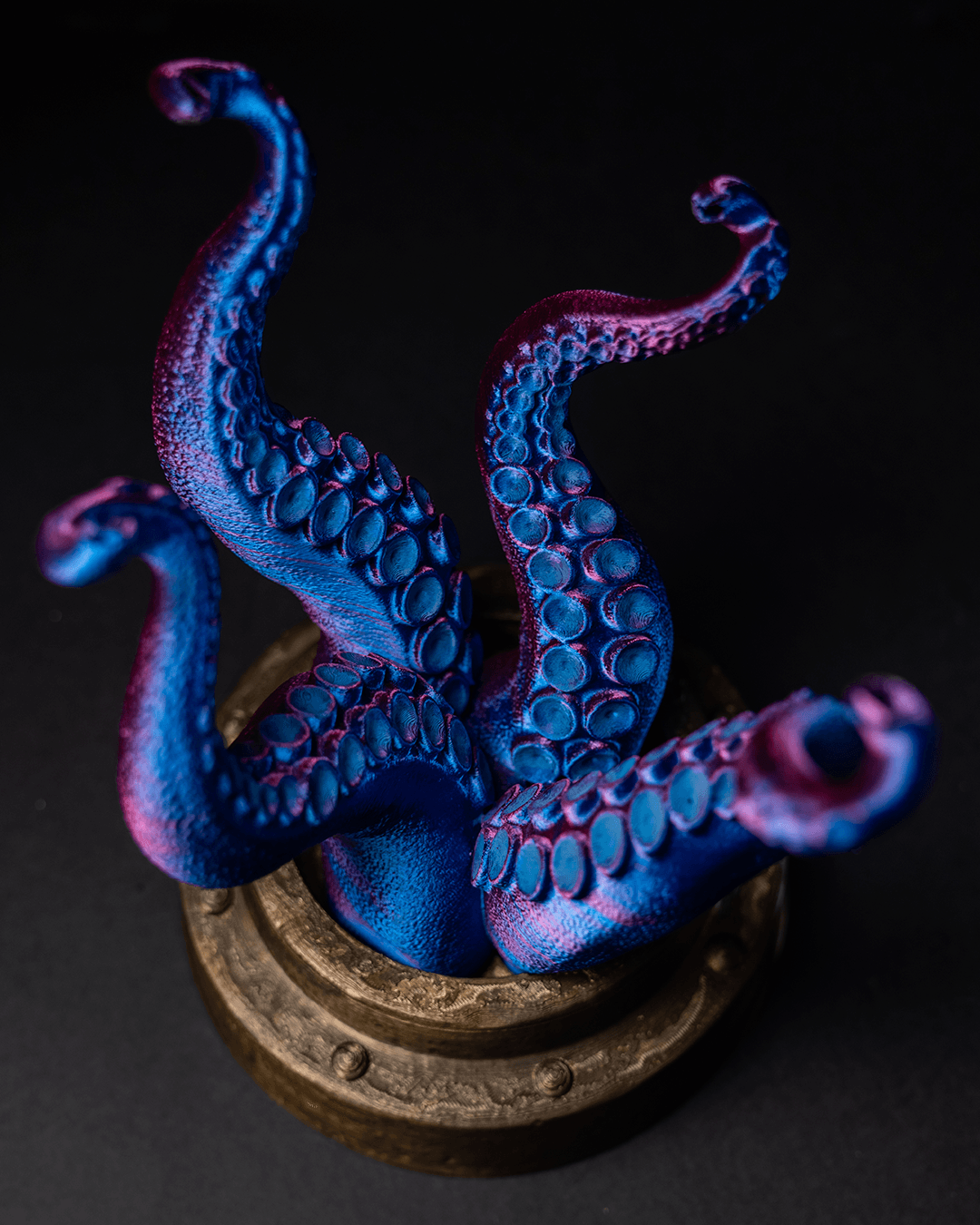 3D Printed Octopus Tentacle Wine Glass Holder – Nautical Table Decor & Unique Gift