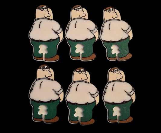 Peter Griffin Funny Cartoon Bread Clips – Add Humor to Your Kitchen! Free Lettermail Shipping Canada - Faster Shipping Upgrade Available.