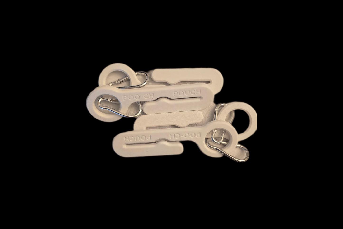 Hands-Free Poop Bag Clip with Carabiner – Convenient & Practical for Dog Walks.