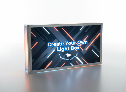 Create Your Own Custom LED Light Box/Night Light  – Personalized Home Decor!