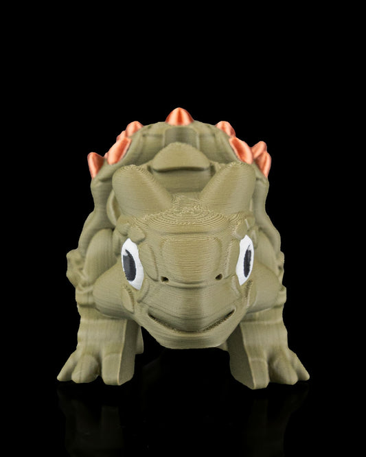 3D Printed Ankylosaurus – Articulated Dinosaur Figurine
