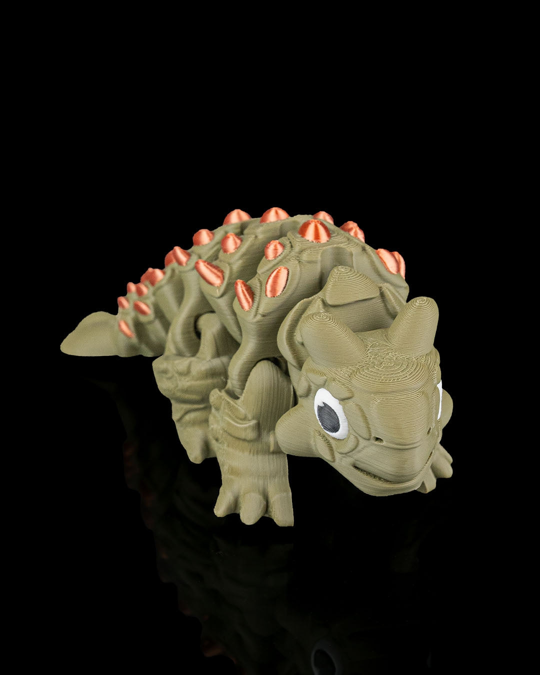 3D Printed Ankylosaurus – Articulated Dinosaur Figurine