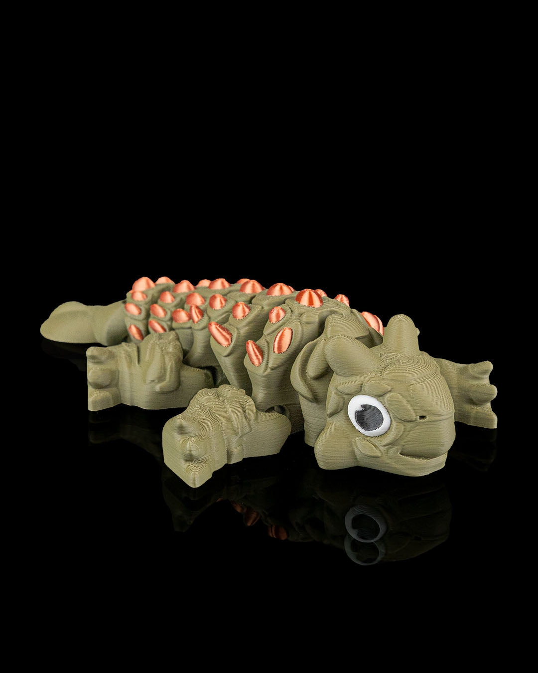 3D Printed Ankylosaurus – Articulated Dinosaur Figurine