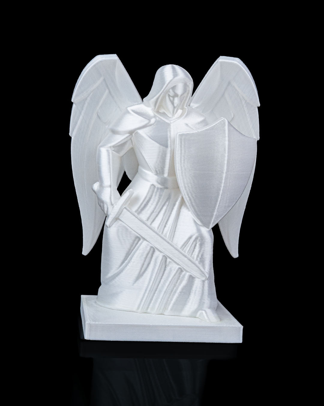 3D Printed Archangel Michael Statue – Available in 4" and 8" Sizes, Spiritual Decor ✨🙏