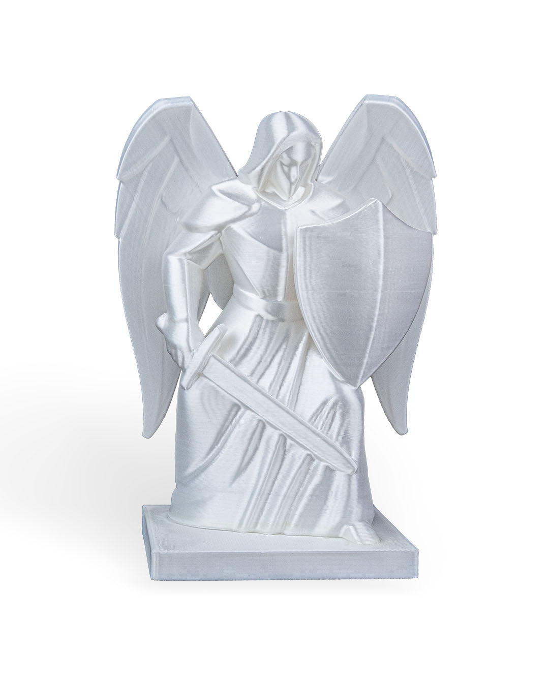 3D Printed Archangel Michael Statue – Available in 4" and 8" Sizes, Spiritual Decor ✨🙏