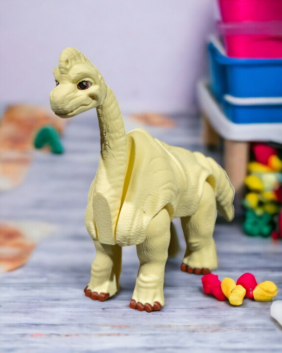 3D Printed Brachiosaurus – Articulated Dinosaur Figurine