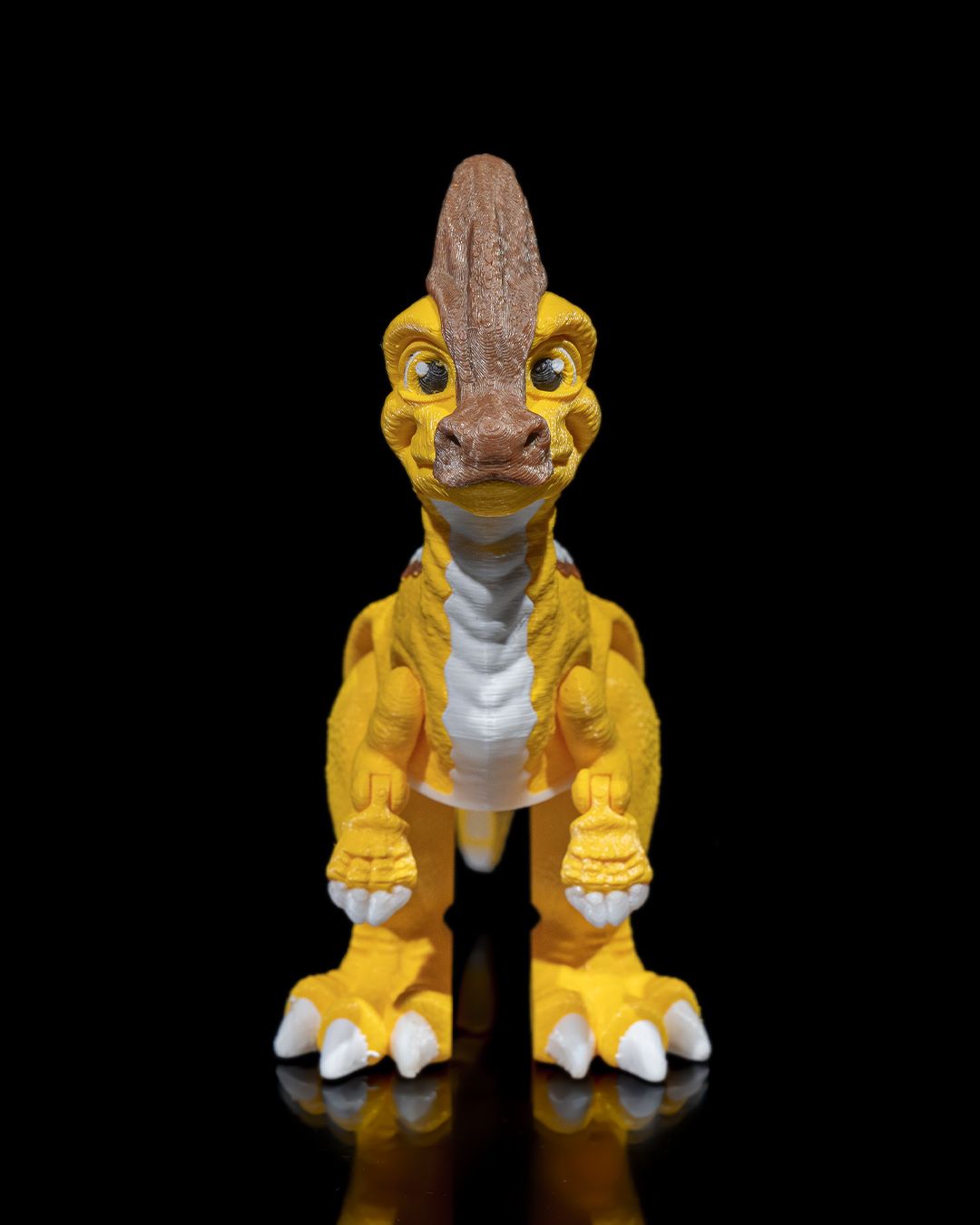 3D Printed Parasaurolophus – Articulated Dinosaur Figurine