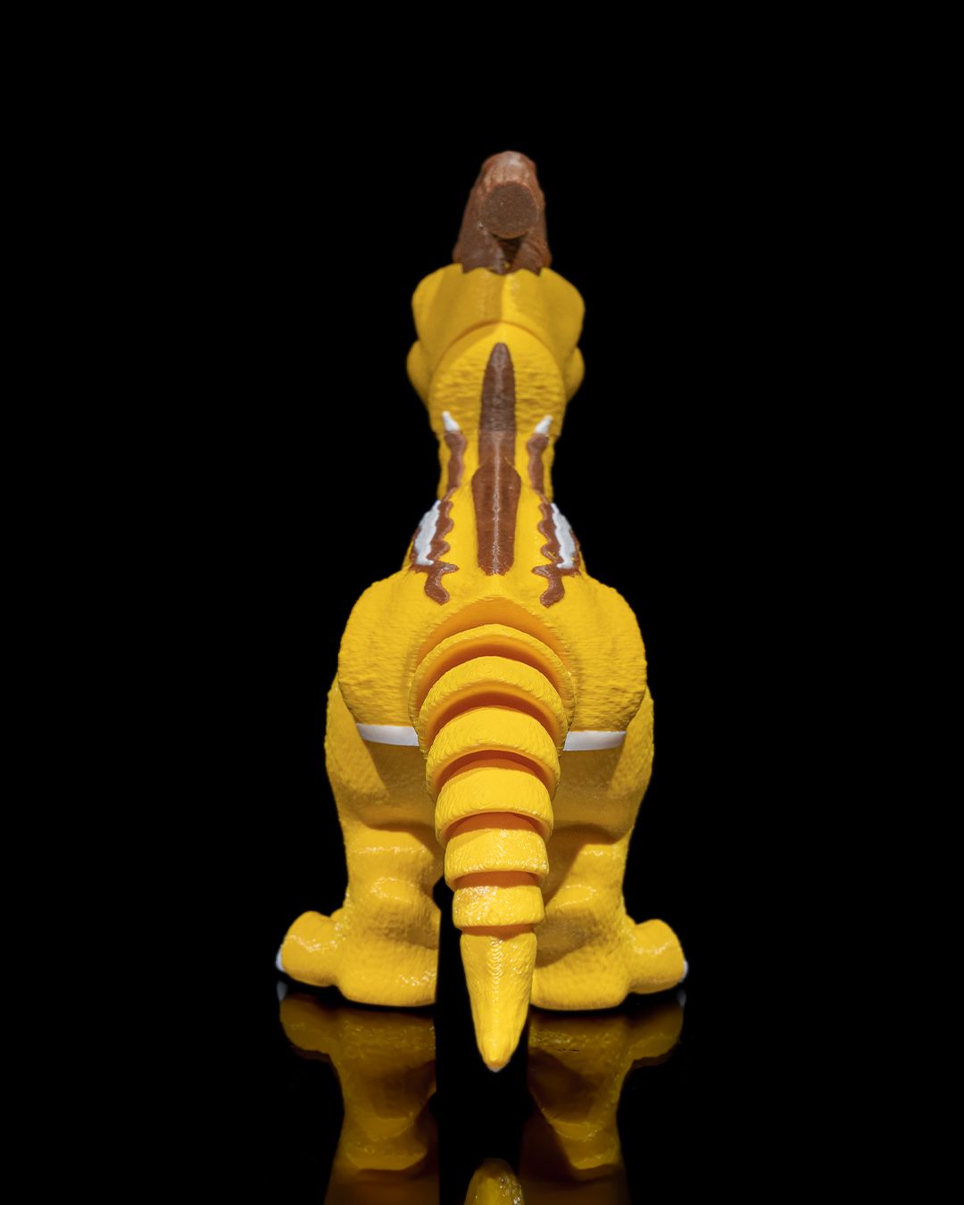 3D Printed Parasaurolophus – Articulated Dinosaur Figurine