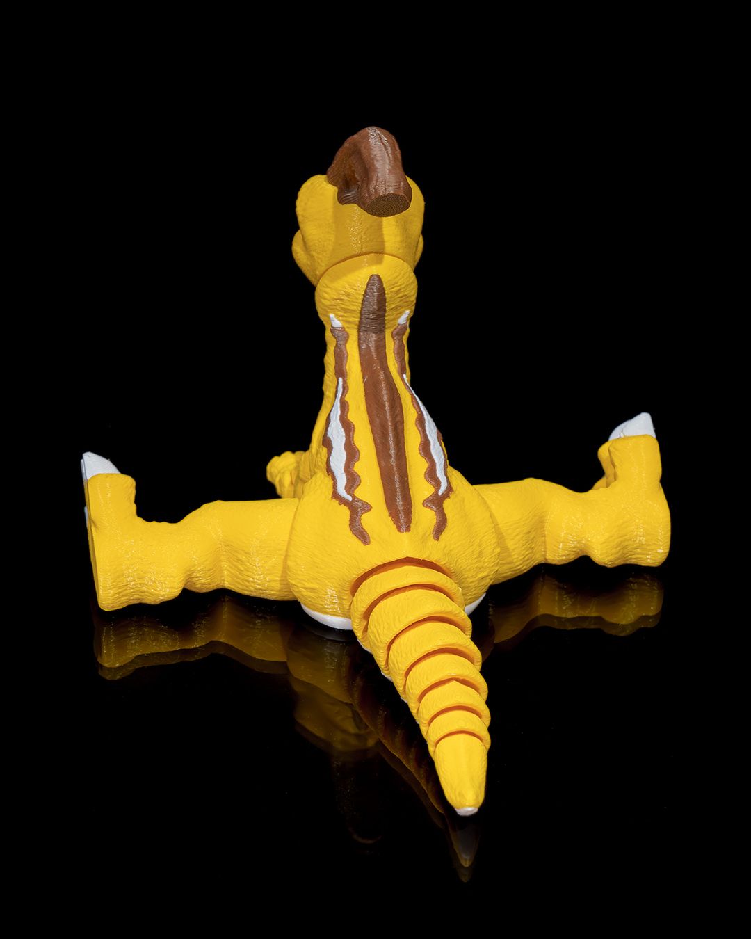 3D Printed Parasaurolophus – Articulated Dinosaur Figurine