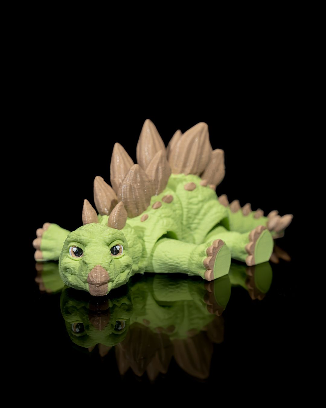 3D Printed Stegosaurus – Articulated Dinosaur Figurine