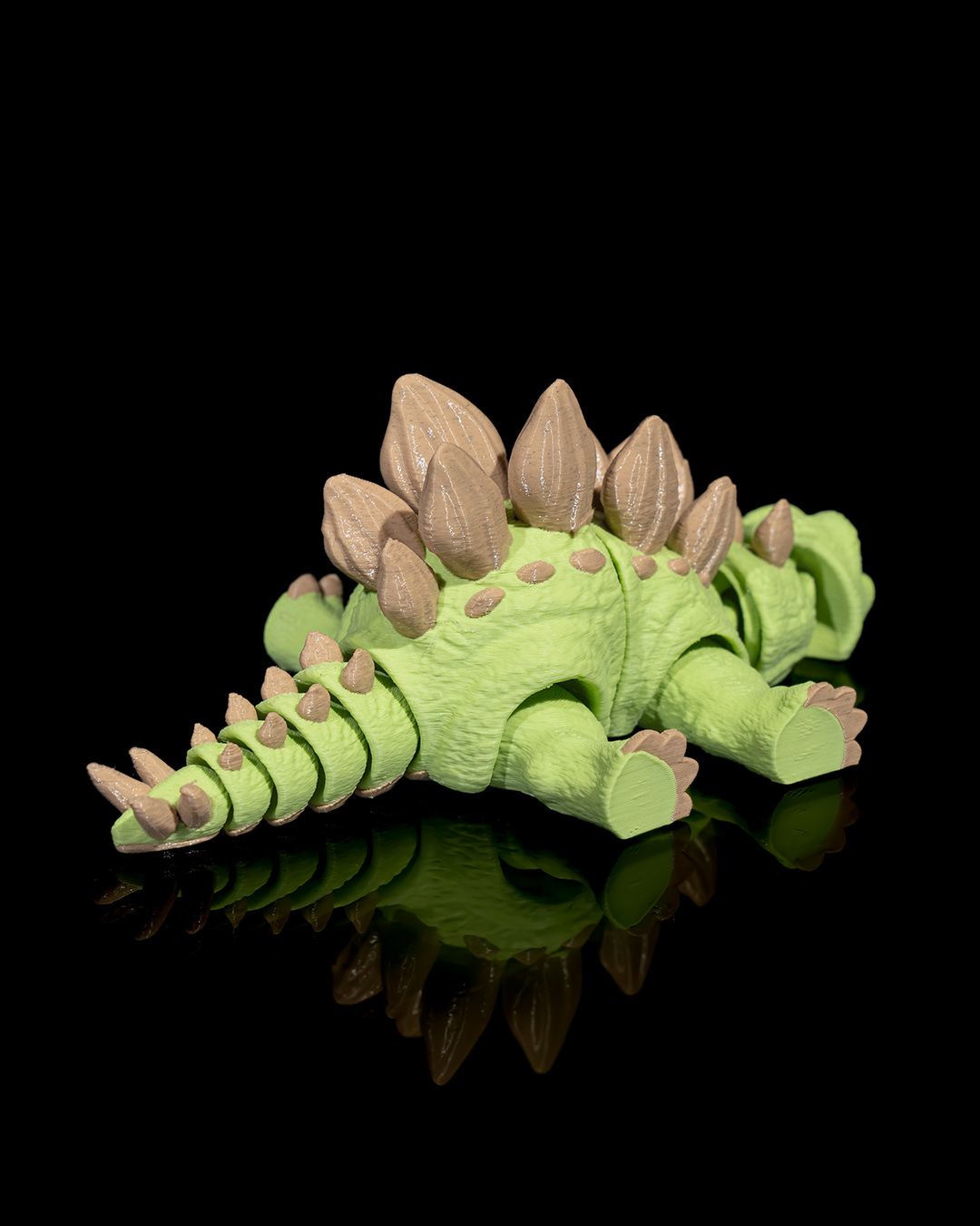 3D Printed Stegosaurus – Articulated Dinosaur Figurine