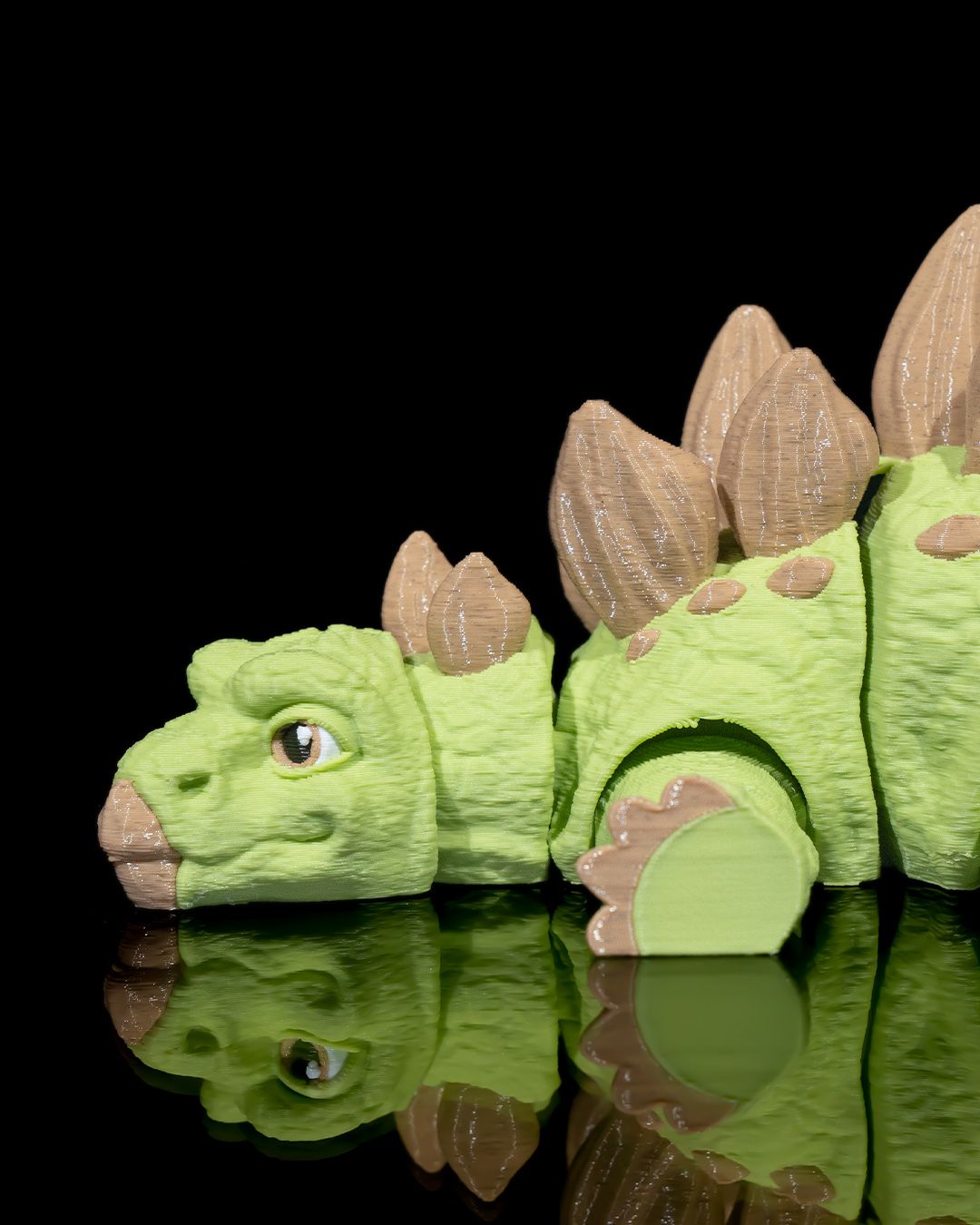 3D Printed Stegosaurus – Articulated Dinosaur Figurine