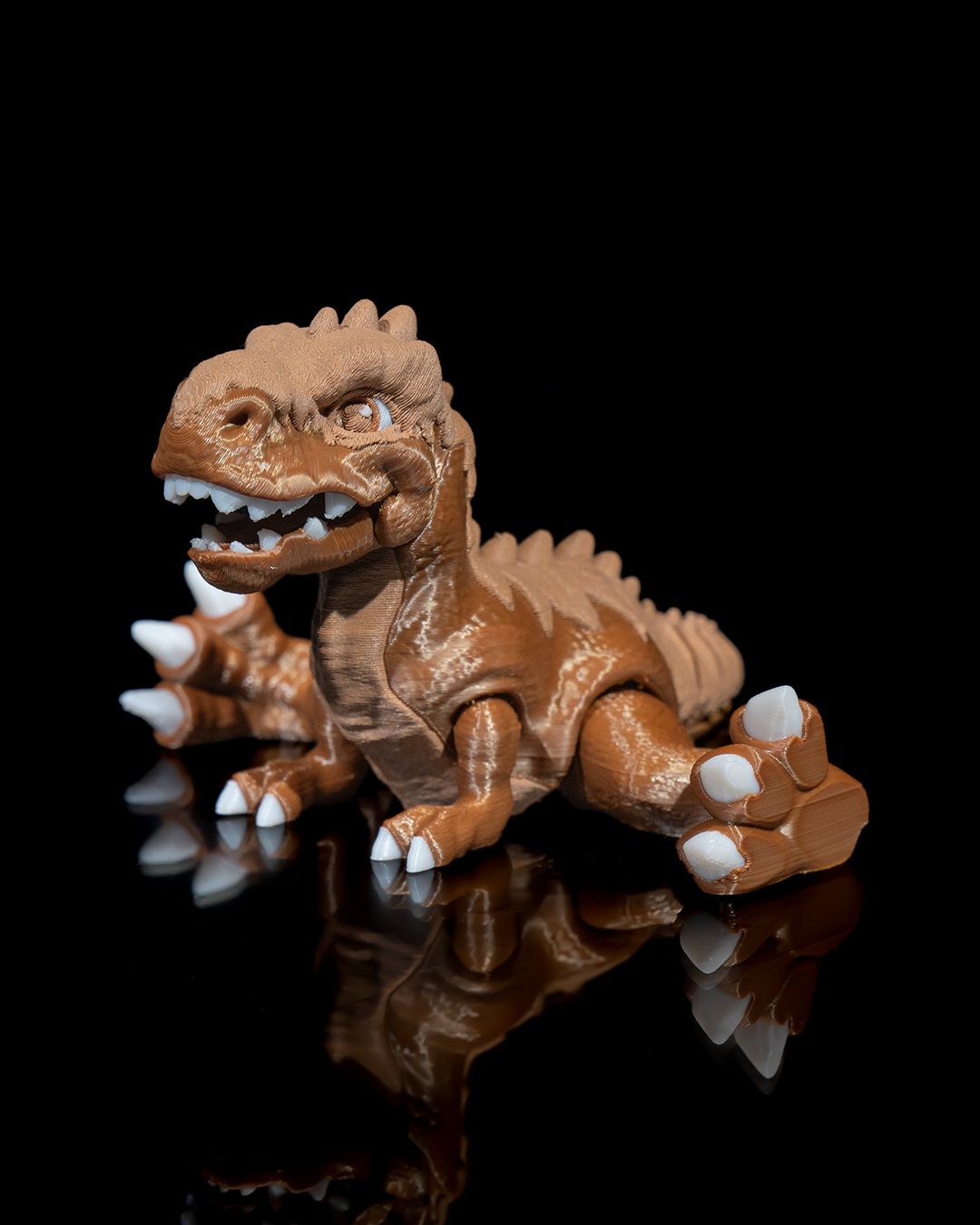 3D Printed T-Rex – Articulated Dinosaur Figurine