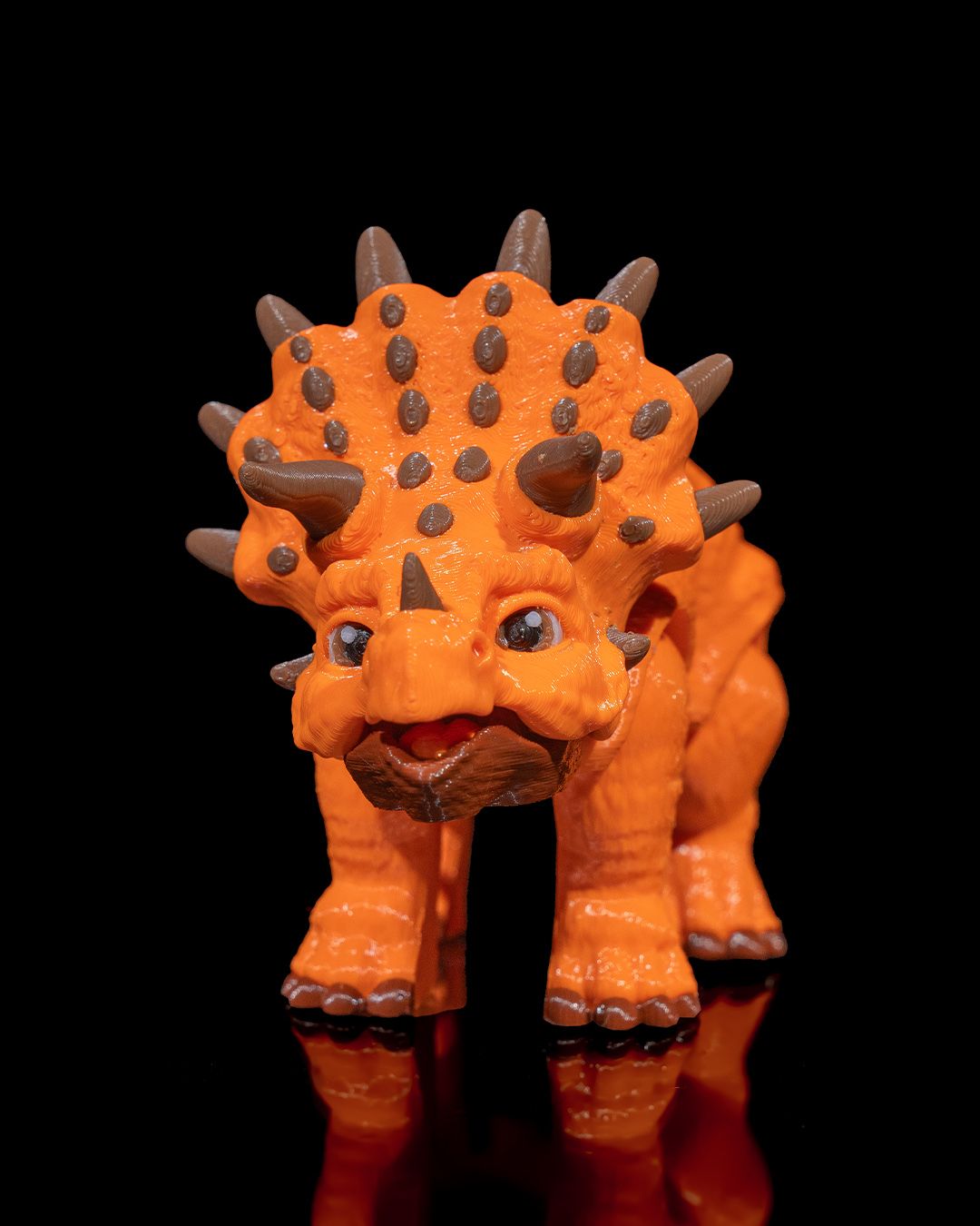 3D Printed Triceratops – Articulated Dinosaur Figurine