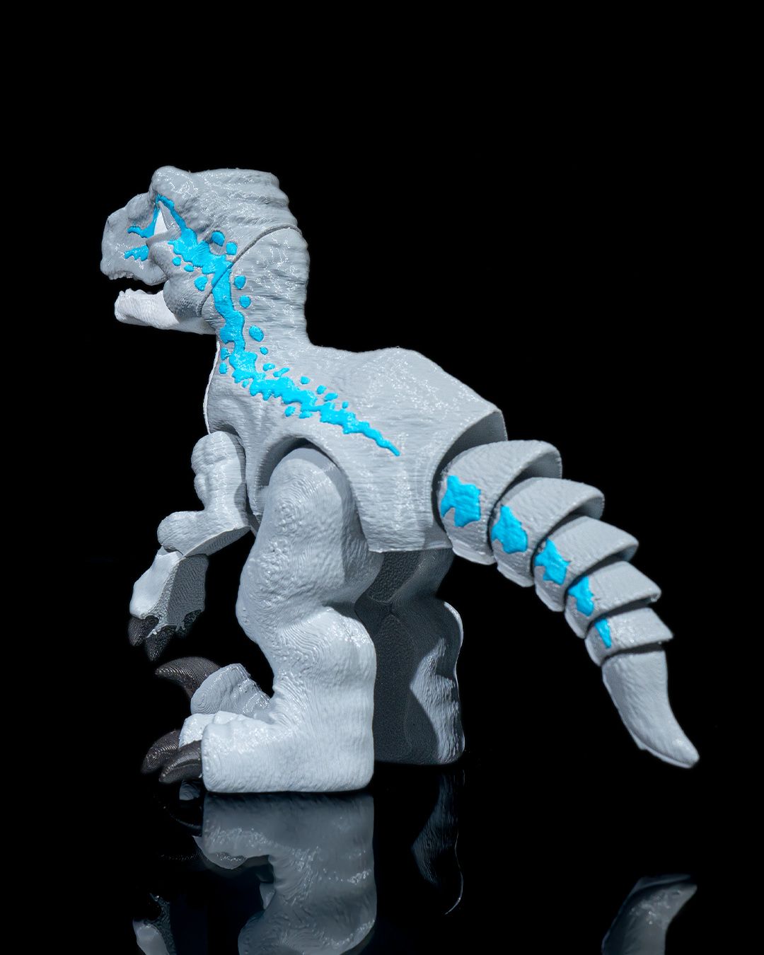 3D Printed Velociraptor – Articulated Dinosaur Figurine