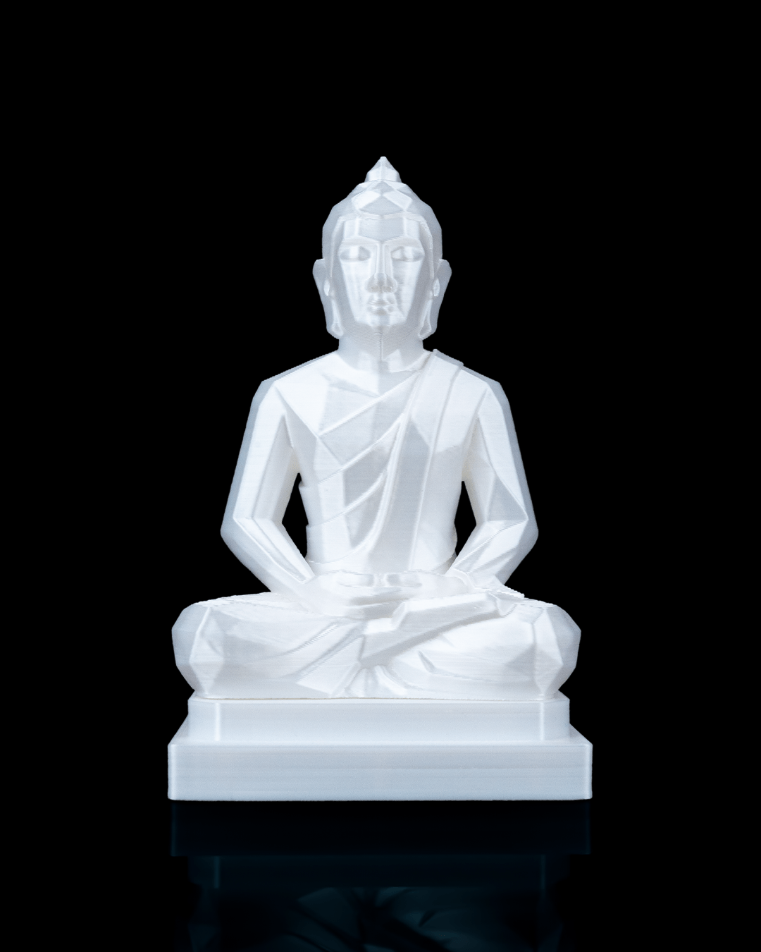 3D Printed Buddha Statue  – Available in 4" and 8" Sizes, Spiritual Decor ✨🙏