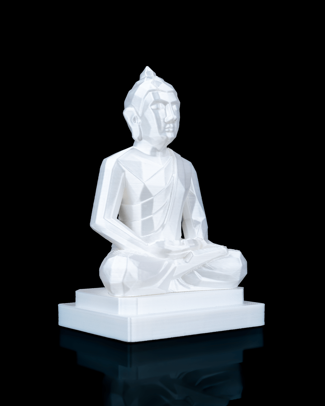 3D Printed Buddha Statue  – Available in 4" and 8" Sizes, Spiritual Decor ✨🙏