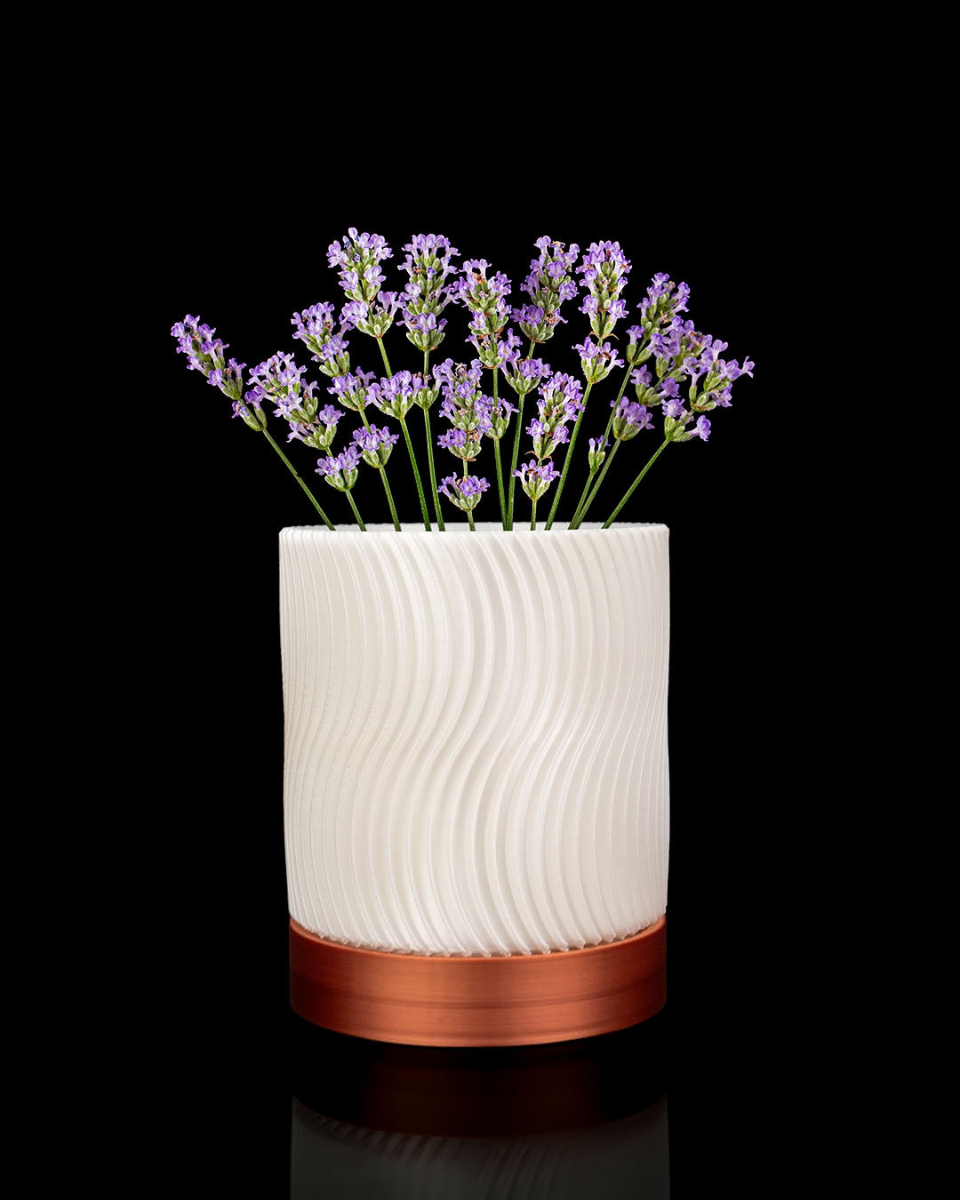 3D Printed Cylindrix Wall Planter – Modern Vertical Plant Holder Set of 3