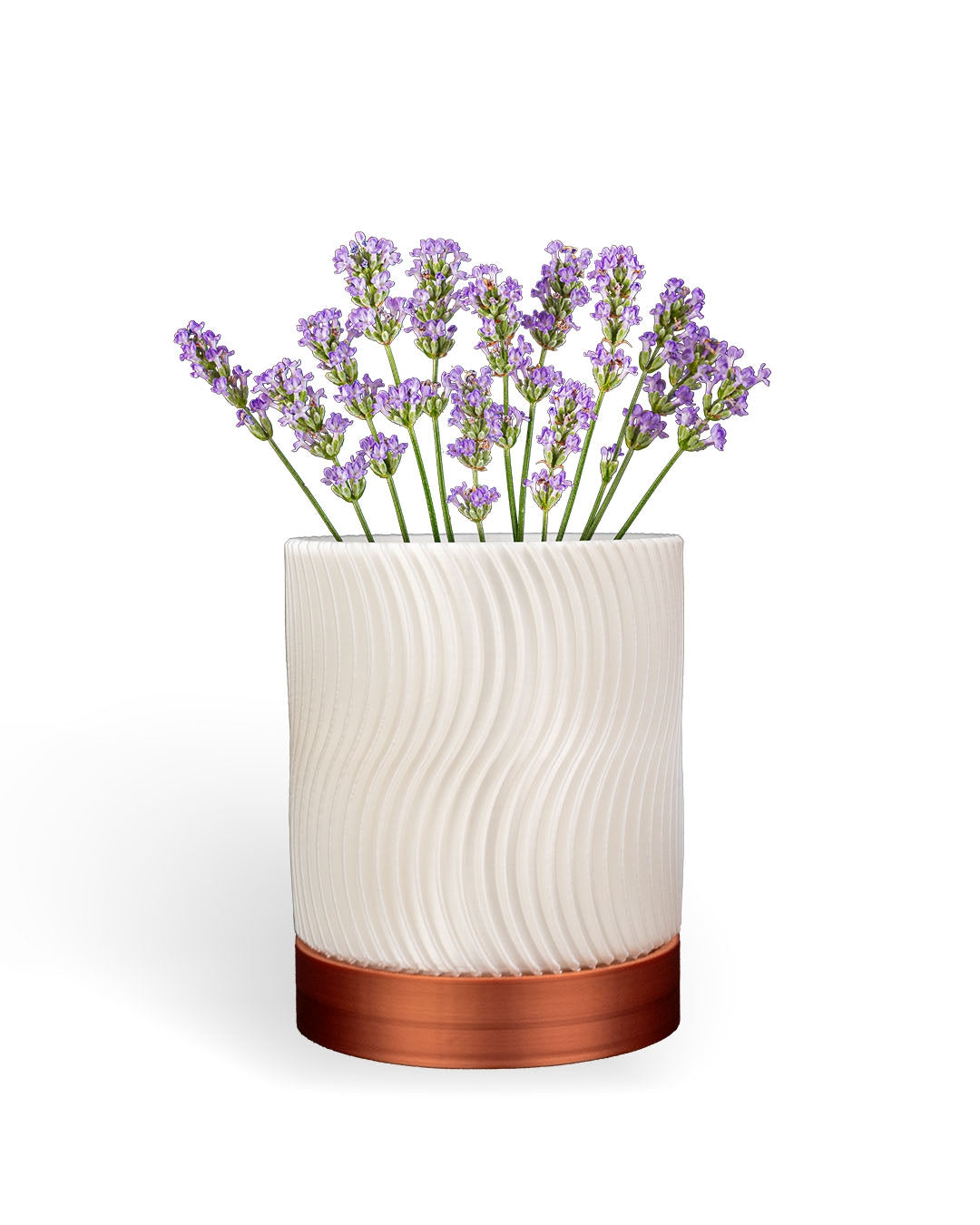 3D Printed Cylindrix Wall Planter – Modern Vertical Plant Holder Set of 3