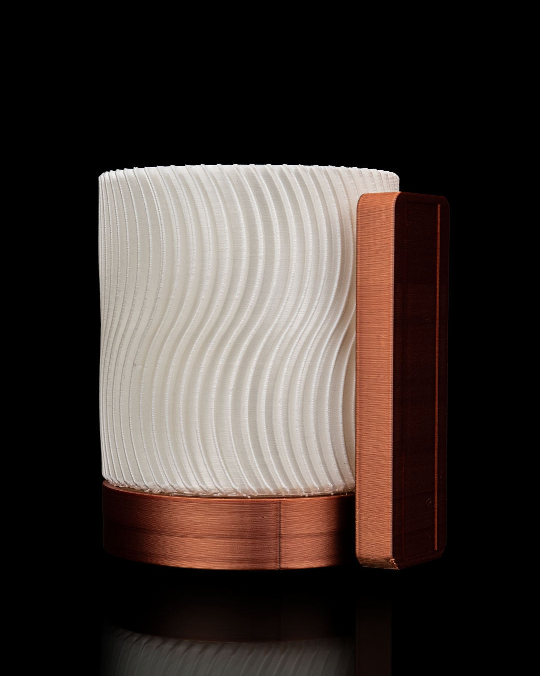 3D Printed Cylindrix Wall Planter – Modern Vertical Plant Holder Set of 3