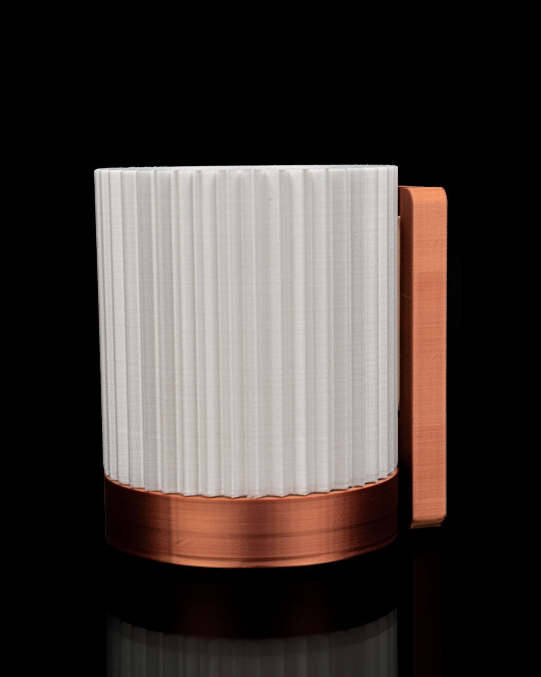 3D Printed Cylindrix Wall Planter – Modern Vertical Plant Holder Set of 3