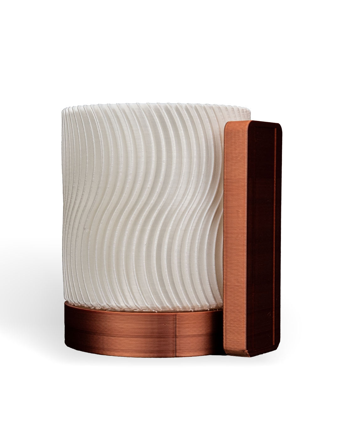 3D Printed Cylindrix Wall Planter – Modern Vertical Plant Holder Set of 3