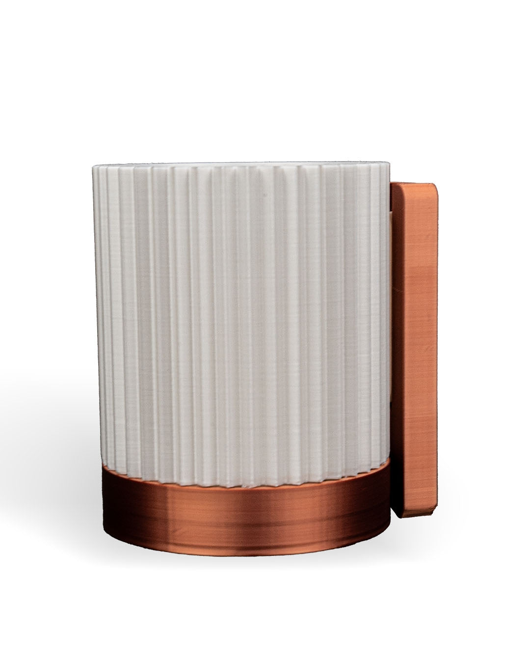 3D Printed Cylindrix Wall Planter – Modern Vertical Plant Holder Set of 3