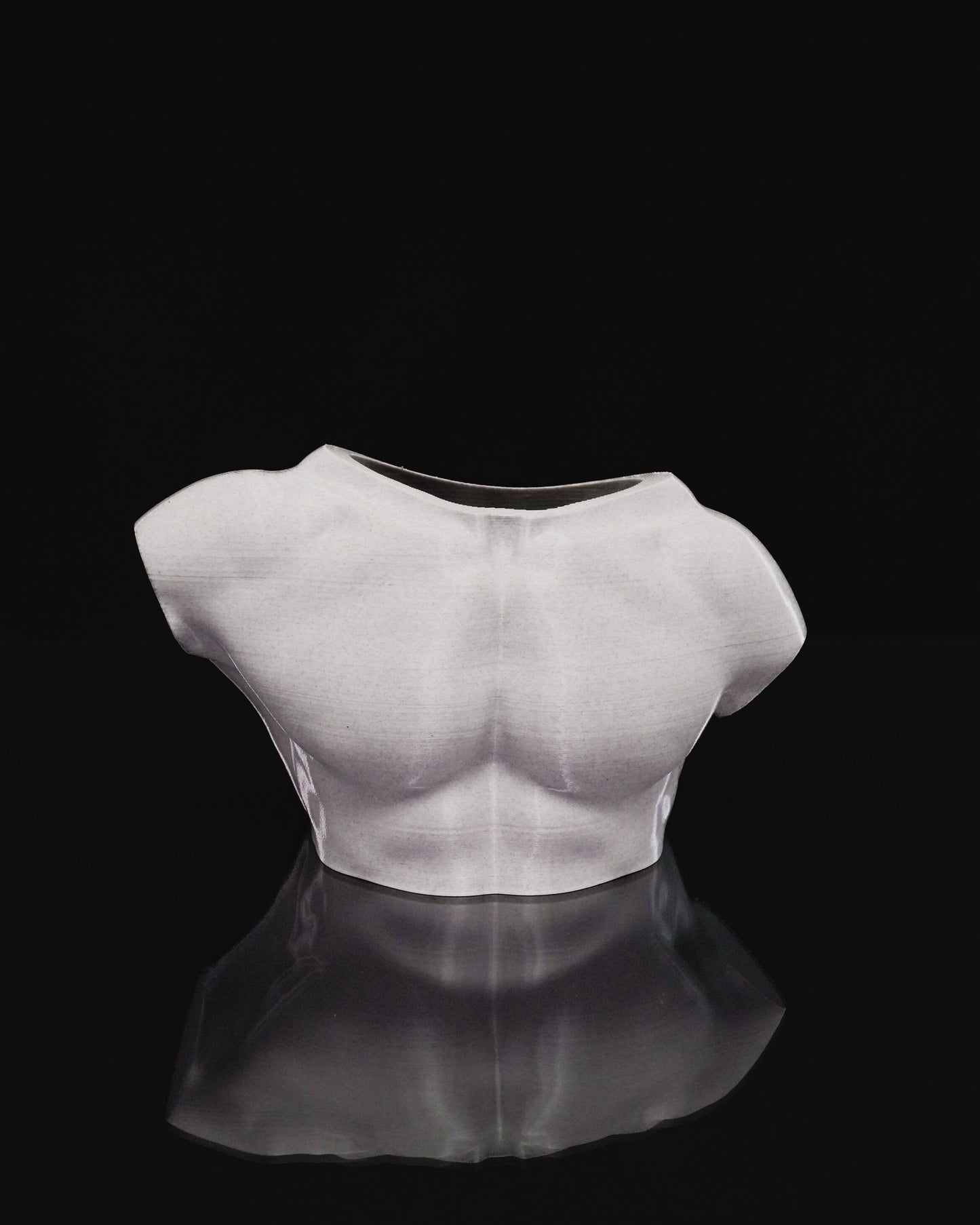 3D Printed Summer Body Vase (Male) – Modern Artistic Figure Flower Holder