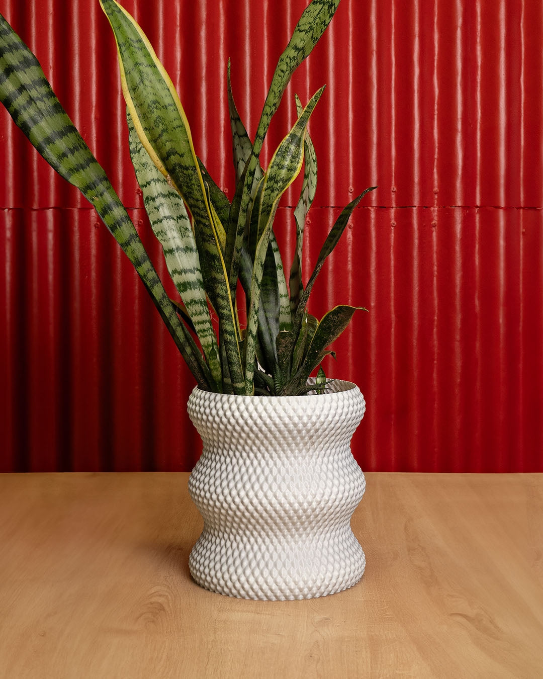 3D Printed Diamond Flower Pot – Modern Geometric Planter for Plants & Succulents