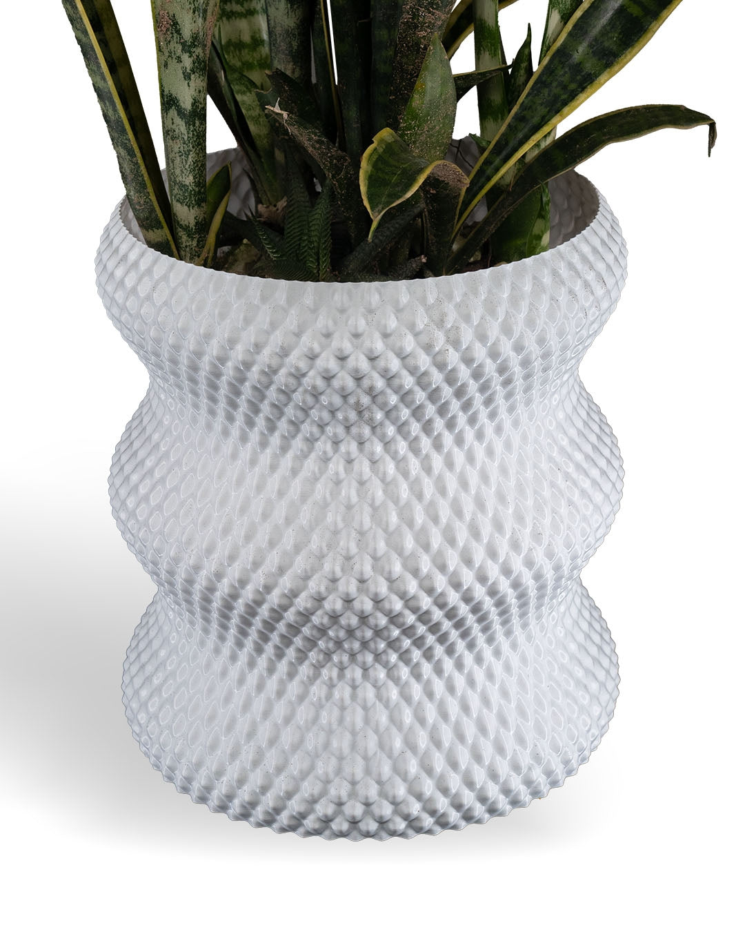 3D Printed Diamond Flower Pot – Modern Geometric Planter for Plants & Succulents