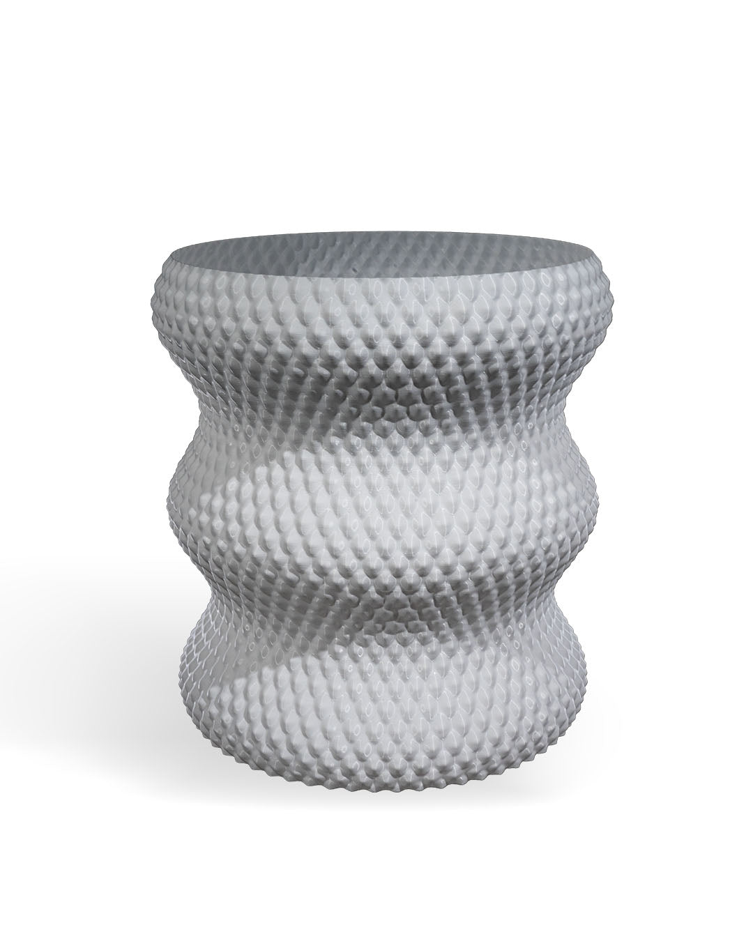 3D Printed Diamond Flower Pot – Modern Geometric Planter for Plants & Succulents